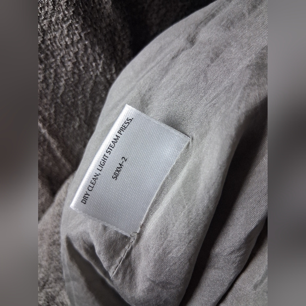 Eileen Fisher Small Long Sleeve Button Up Jacket Gray Brown NWOT - Picture 7 of 8
